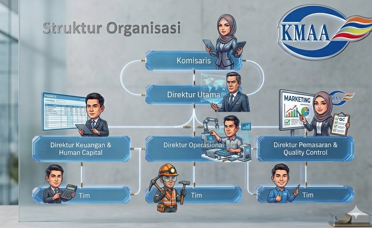 Struktur Organisasi PT. Karya Menara Andalin Abadi