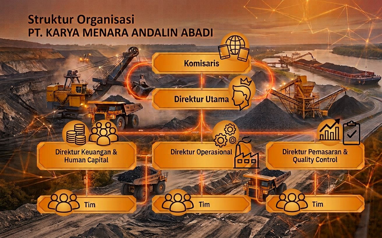 Struktur Organisasi PT. Karya Menara Andalin Abadi